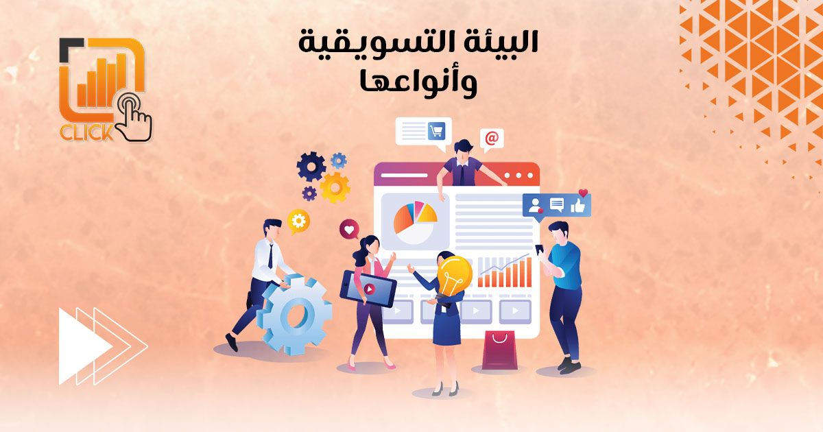 البيئة التسويقية وأنواعها