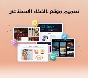 تصميم موقع بالذكاء الاصطناعي